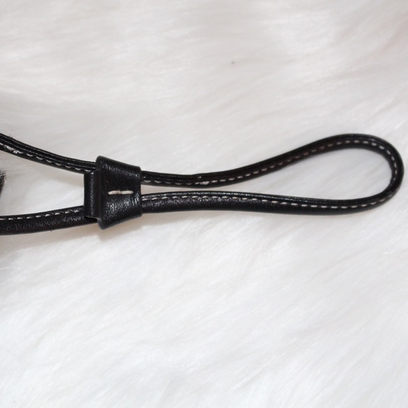 Coach, Black Monogram leather/cloth classic C print drawstring pouch - Picture 8 of 15